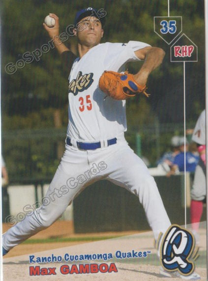 2019 Rancho Cucamonga Quakes Max Gamboa