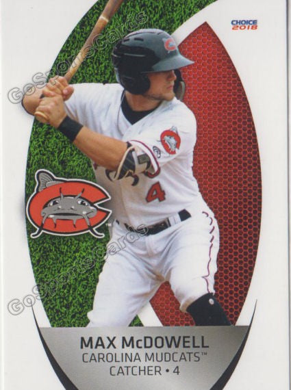 2018 Carolina Mudcats Max McDowell