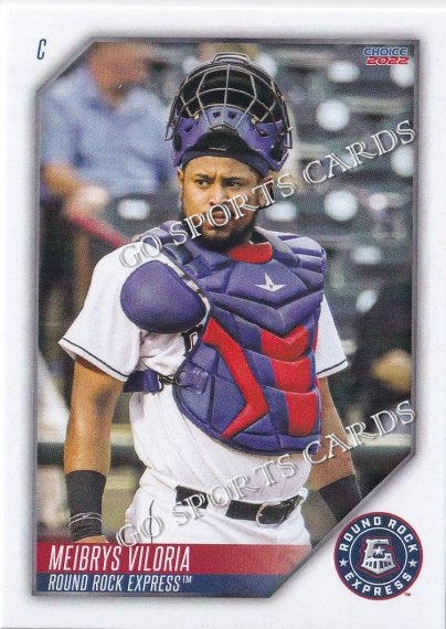 2022 Round Rock Express Meibrys Viloria – Go Sports Cards