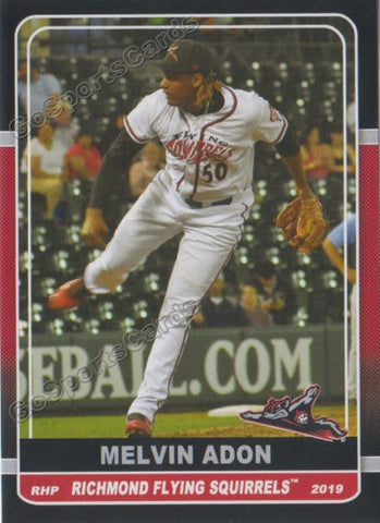 2019 Richmond Flying Squirrels Melvin Adon