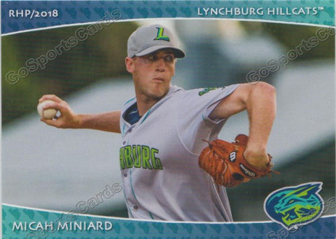 2018 Lynchburg Hillcats Micah Miniard