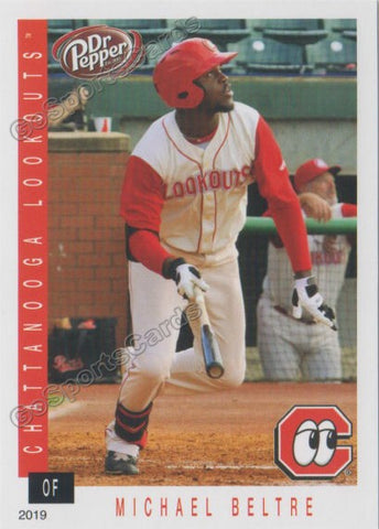 2019 Chattanooga Lookouts Michael Beltre