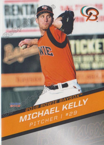 2018 Bowie Baysox Michael Kelly