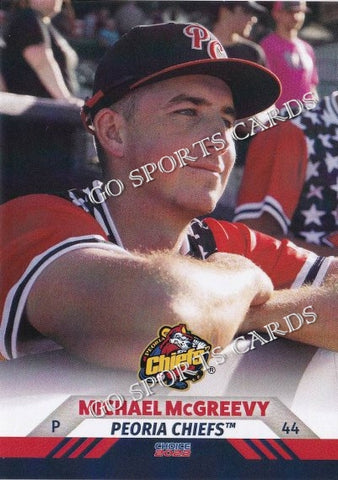 2022 Peoria Chiefs Michael Mcgreevy