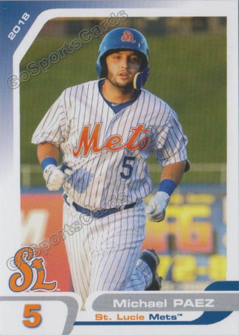 2018 St Lucie Mets Michael Paez