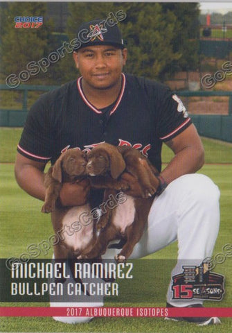 2017 Albuquerque Isotopes Michael Ramirez