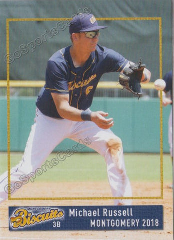 2018 Montgomery Biscuits Michael Russell