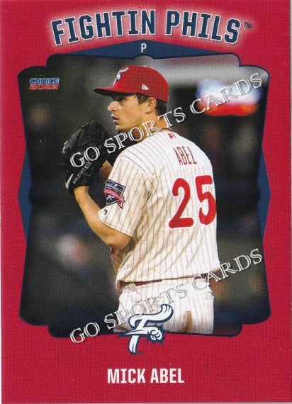 2023 Reading Fightin Phils 2nd Mick Abel – Go Sports Cards