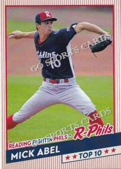 Reading Fightin Phils pitcher and top prospect Mick Abel enters