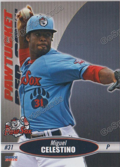2015 Pawtucket Red Sox Miguel Celestino – Go Sports Cards