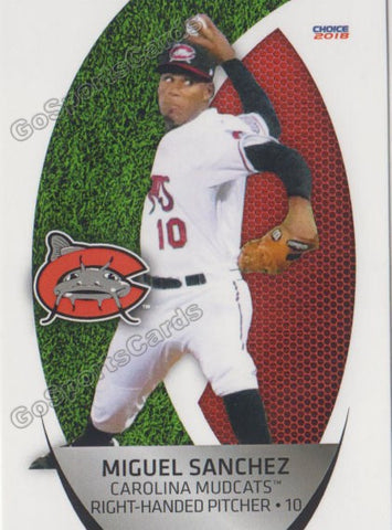 2018 Carolina Mudcats Miguel Sanchez