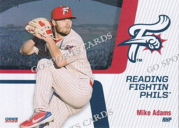 2022 Reading Fightin Phils 1st Mike Adams