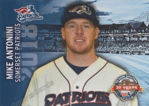 2018 Somerset Patriots Mike Antonini