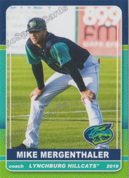 2019 Lynchburg Hillcats Mike Mergenthaler