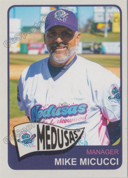 2019 Medusas de Lakewood BlueClaws Mike Micucci