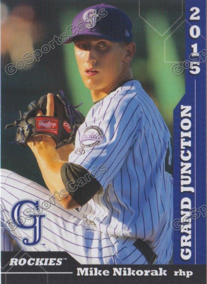 Topps Grand Junction Rockies Baseball Trading Cards