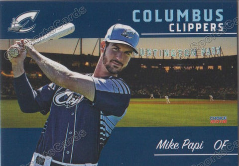 2018 Columbus Clippers Mike Papi