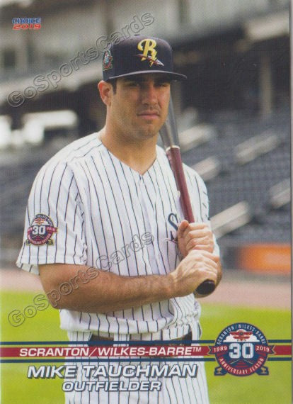 2019 Scranton Wilkes Barre RailRiders Mike Tauchman