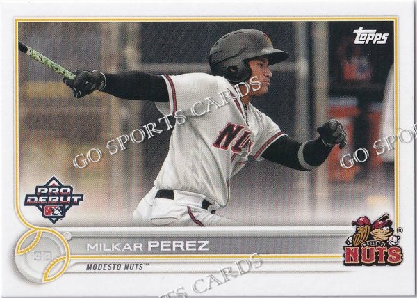 2022 Topps Pro Debut Milkar Perez PD-140