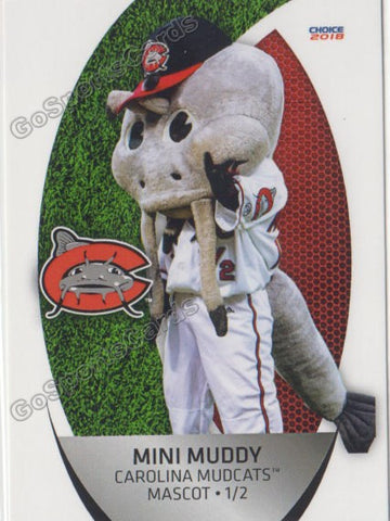 2018 Carolina Mudcats Mini Middy Mascot