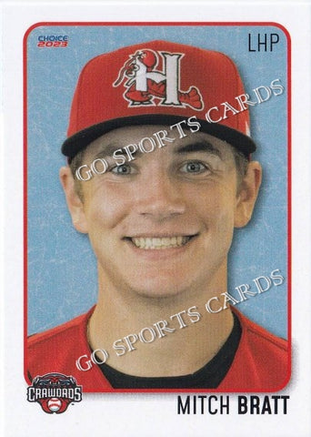 2023 Hickory Crawdads 1st Mitch Bratt