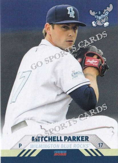 2022 Wilmington Blue Rocks Mitchell Parker – Go Sports Cards