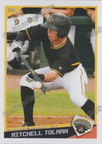 2017 Bradenton Marauders Mitchell Tolman