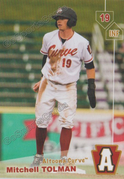 2019 Altoona Curve Mitchell Tolman