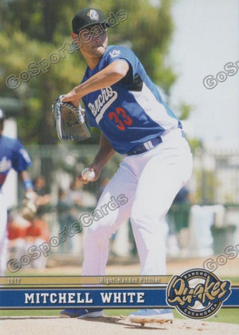 2017 Rancho Cucamonga Quakes Mitchell White