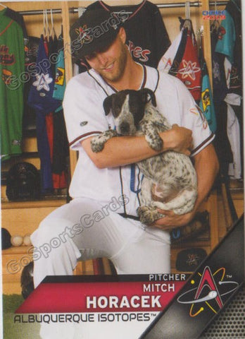 2019 Albuquerque Isotopes Mitch Horacek