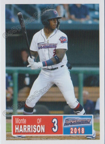 2018 Jacksonville Jumbo Shrimp Monte Harrison