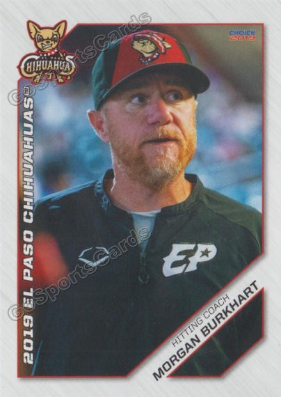 2019 El Paso Chihuahuas Morgan Burkhart