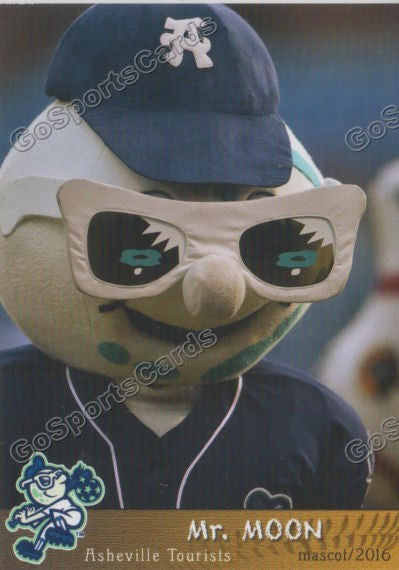 2016 Asheville Tourists Mr Moon Mascot