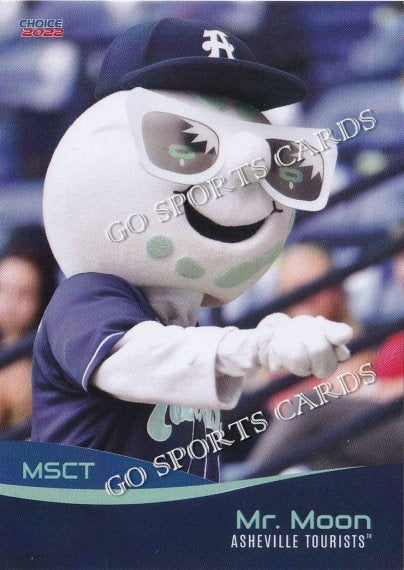 2022 Asheville Tourists Mr Moon Mascot