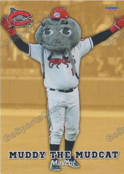 2016 Carolina MudCats Muddy the Mudcat Mascot