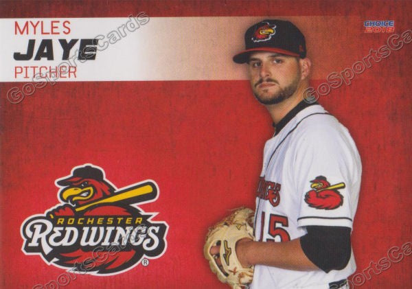 2018 Rochester Red Wings Myles Jaye