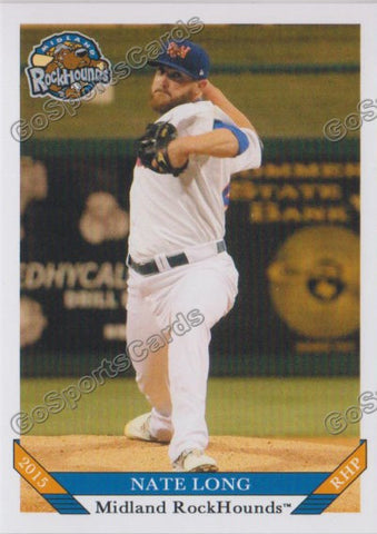 2015 Midland RockHounds Nate Long