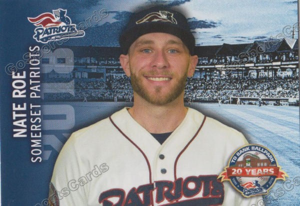 2018 Somerset Patriots Nate Roe