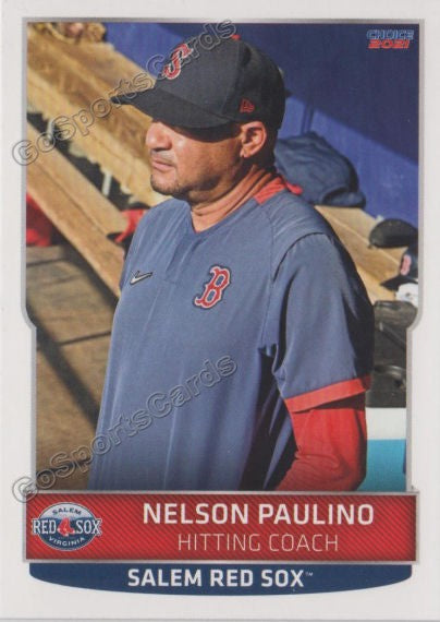 2021 Salem Red Sox Nelson Paulino – Go Sports Cards
