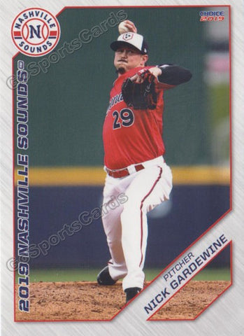 2019 Nashville Sounds Nick Gardewine