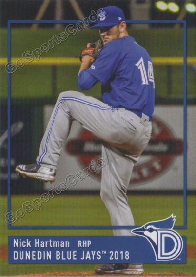 2018 Dunedin Blue Jays Nick Hartman