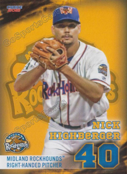 2021 Midland Rockhounds Nick Highberger