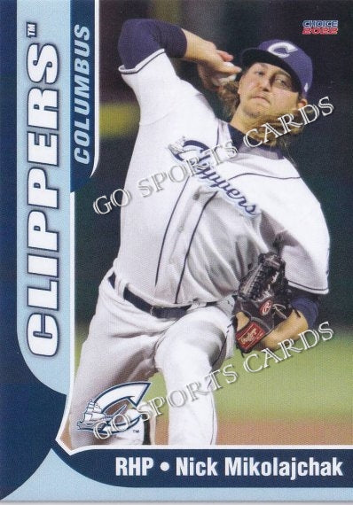 2022 Columbus Clippers Nick Mikolajchak