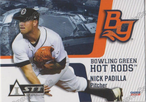 2018 Bowling Green Hot Rods Nick Padilla