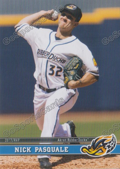 2017 Akron RubberDucks Nick Pasquale