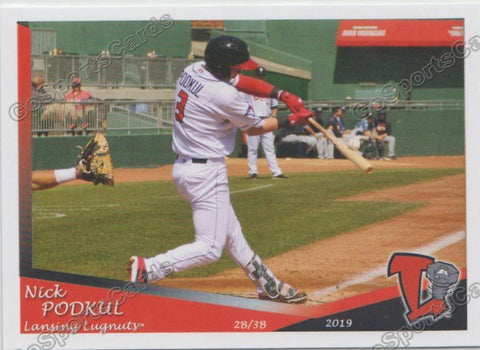 2019 Lansing Lugnuts Nick Podkul