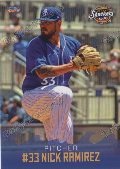 2017 Biloxi Shuckers Nick Ramirez