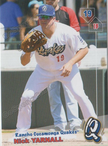 2019 Rancho Cucamonga Quakes Nick Yarnall