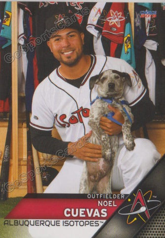 2019 Albuquerque Isotopes Noel Cuevas