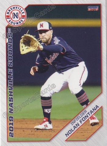 2019 Nashville Sounds Nolan Fontana